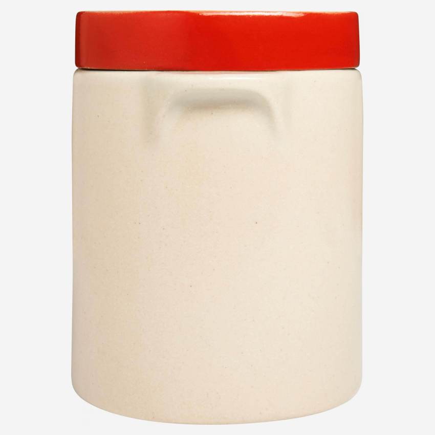 Box made in sandstone - 0,5L, natural and red