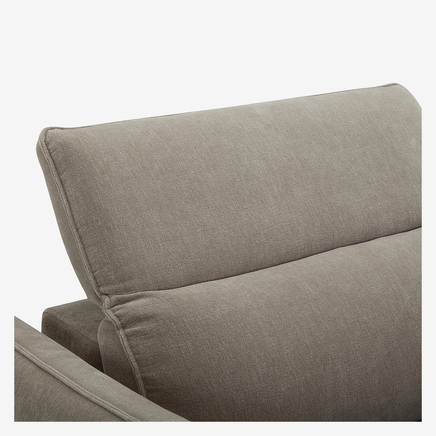 Relaxsofa elektrisch 3-Sitzer - Stoff - Taupe - 8