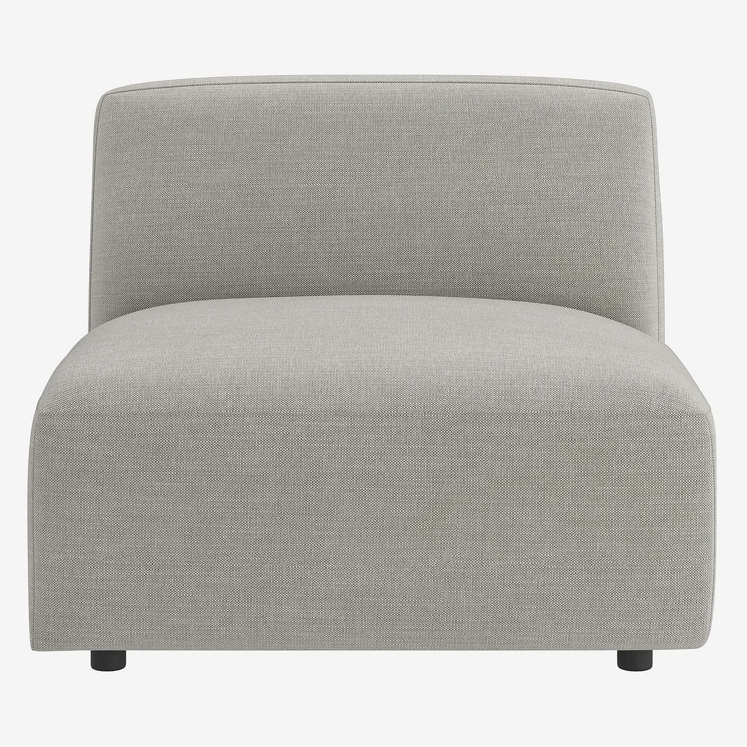 Chauffeuse en tissu - Gris perle - 1