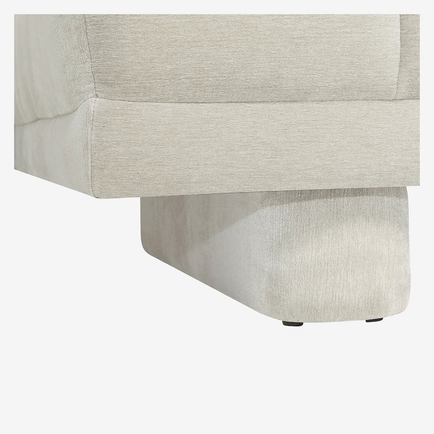 Divano 3 posti in tessuto con schienale avanzamento-ritorno - Grège - 16