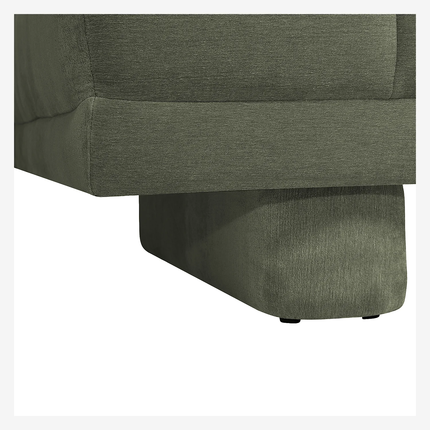 Driezitsbank van stof met verstelbare voor-achter rugleuning - Khaki groen - 16