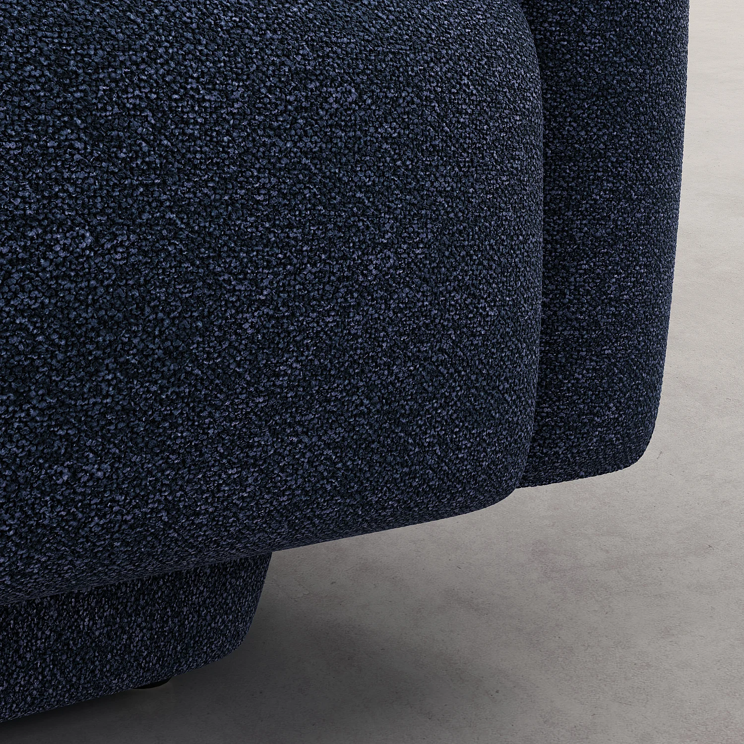 3-zitsbank gestructureerde stof - Marineblauw - Design by Federica Francini - 6