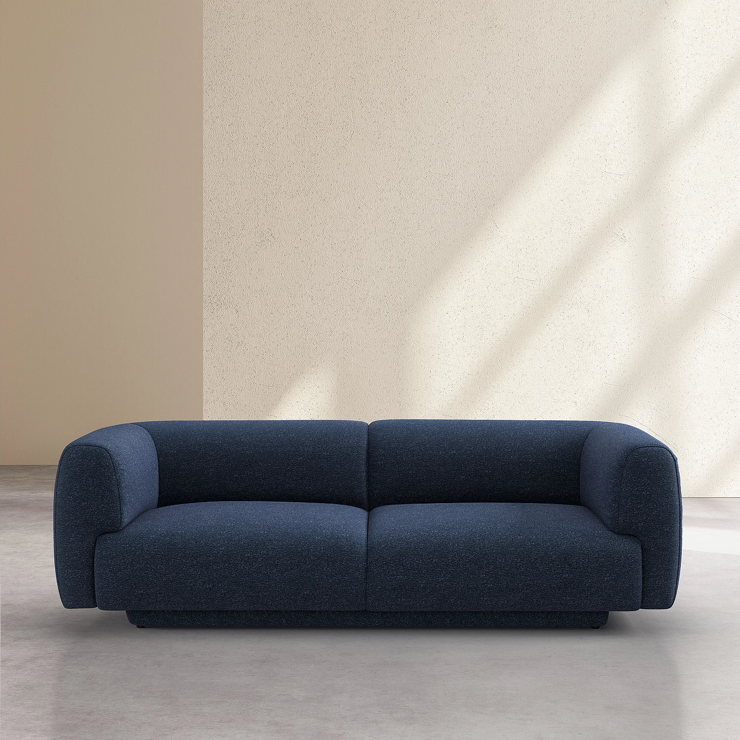 3-zitsbank gestructureerde stof - Marineblauw - Design by Federica Francini - 2