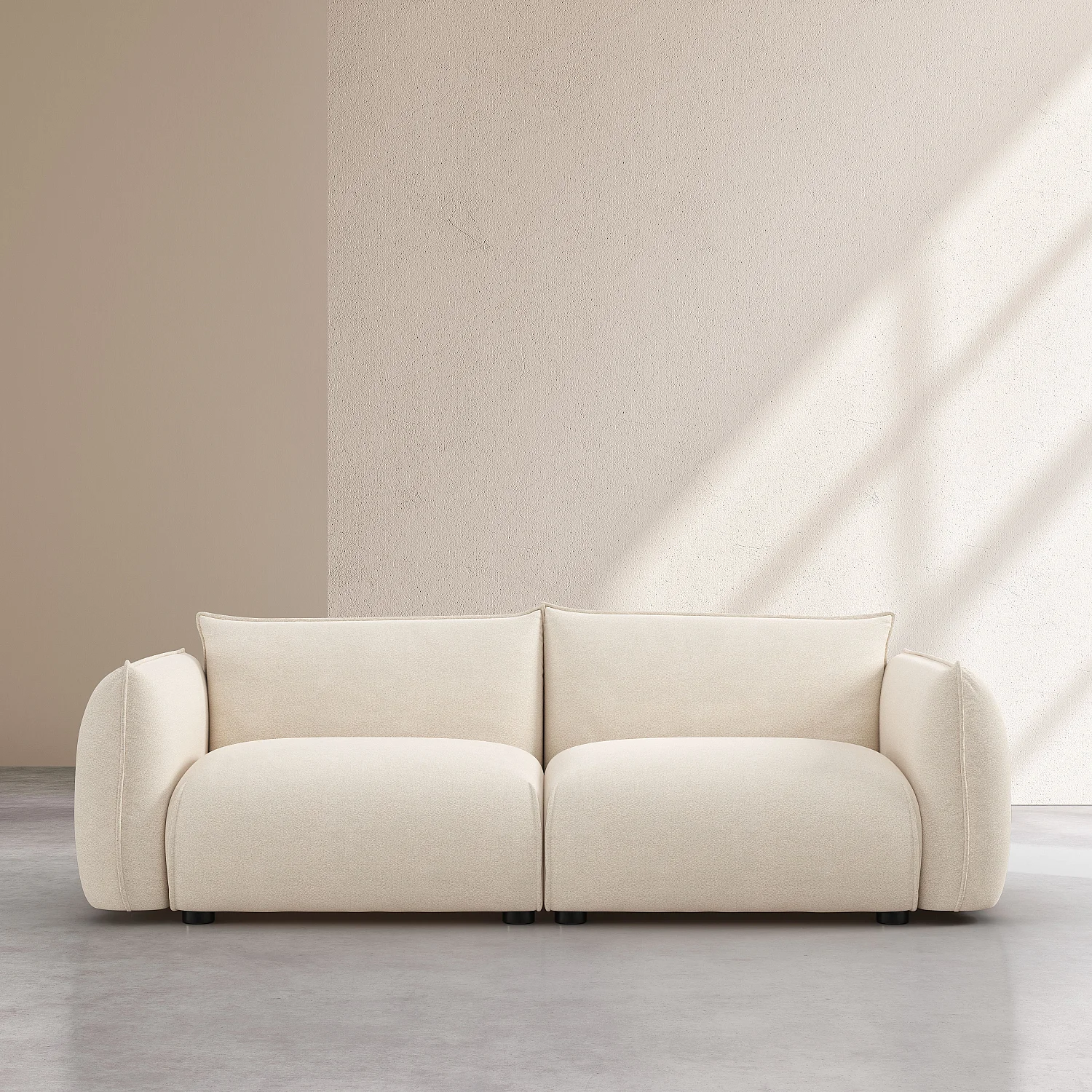 Canapé 3 places en tissu - Écru - Design by Morten Georgsen - 2