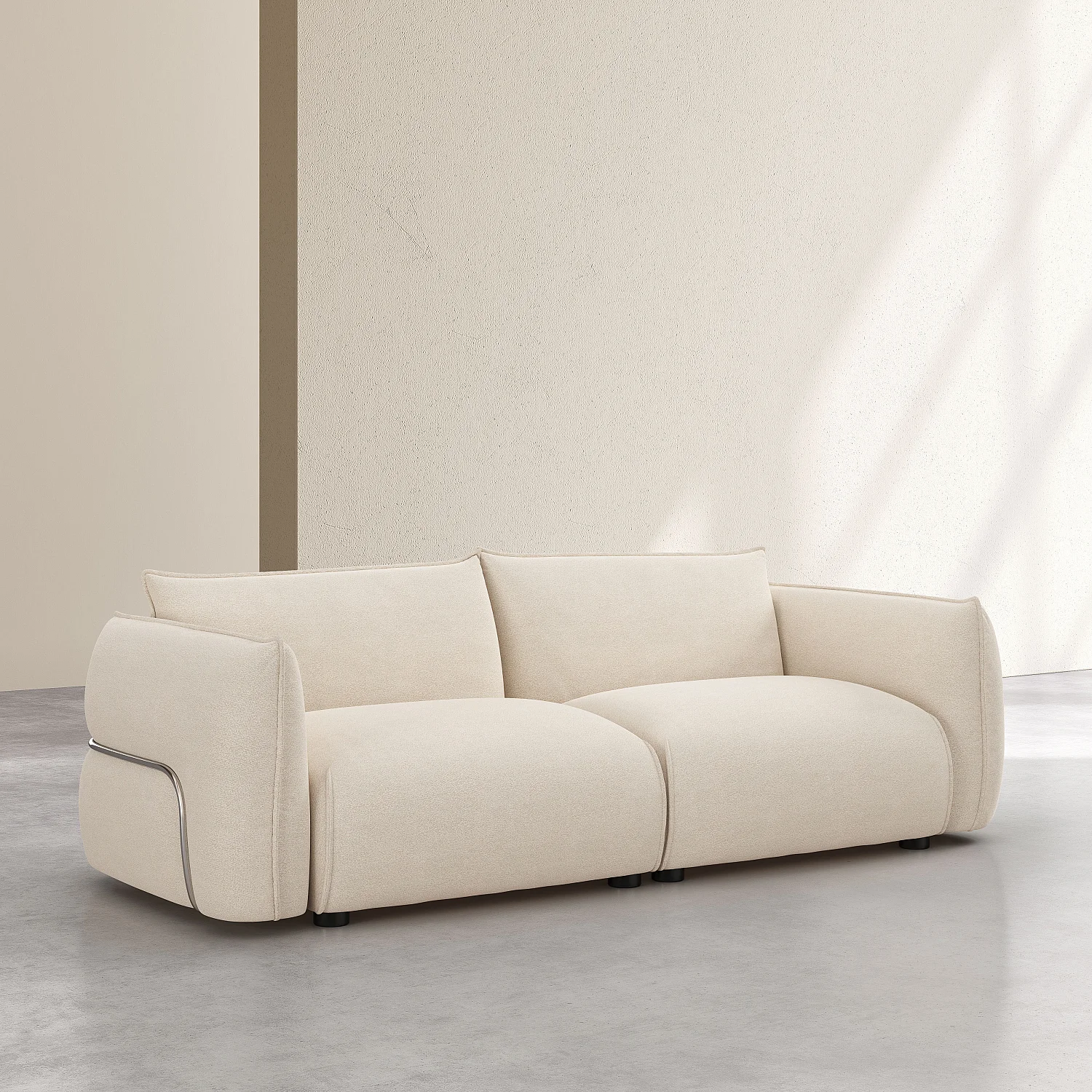 Canapé 3 places en tissu - Écru - Design by Morten Georgsen - 6
