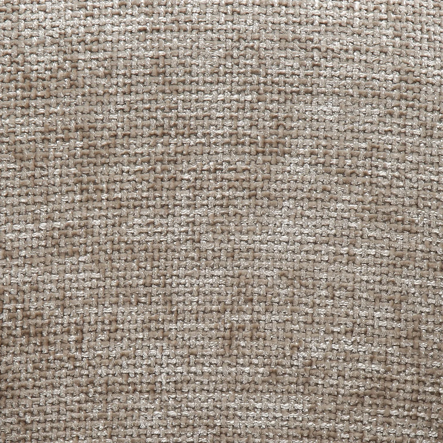 Lot de 2 chaises en tissu chenille et bois massif avec accoudoirs - Beige et noyer - 5