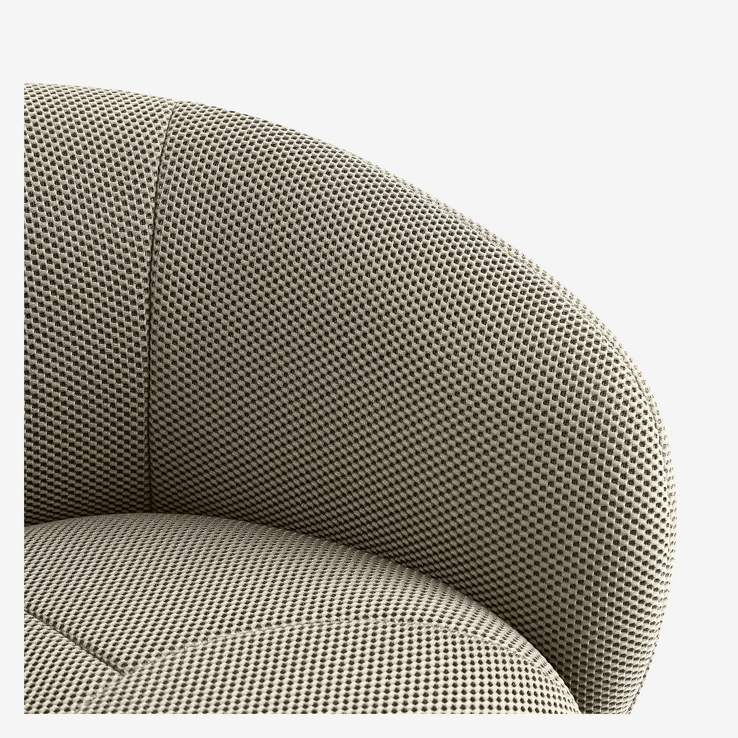 Drehsessel - 3D-Gewebe - Sandfarben - 3