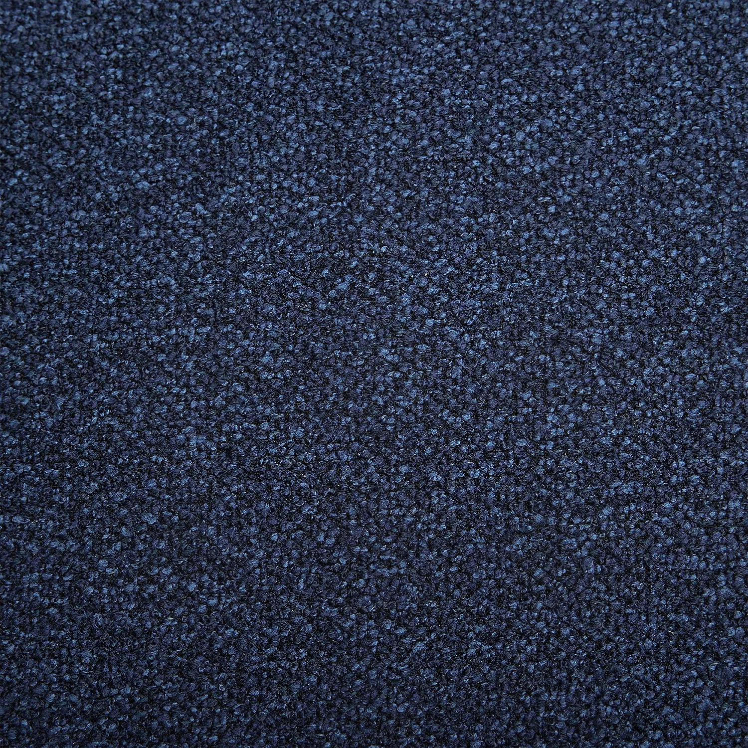 Grand canapé d'angle droit en tissu texturé - Bleu marine - Design by Federica Francini - 4