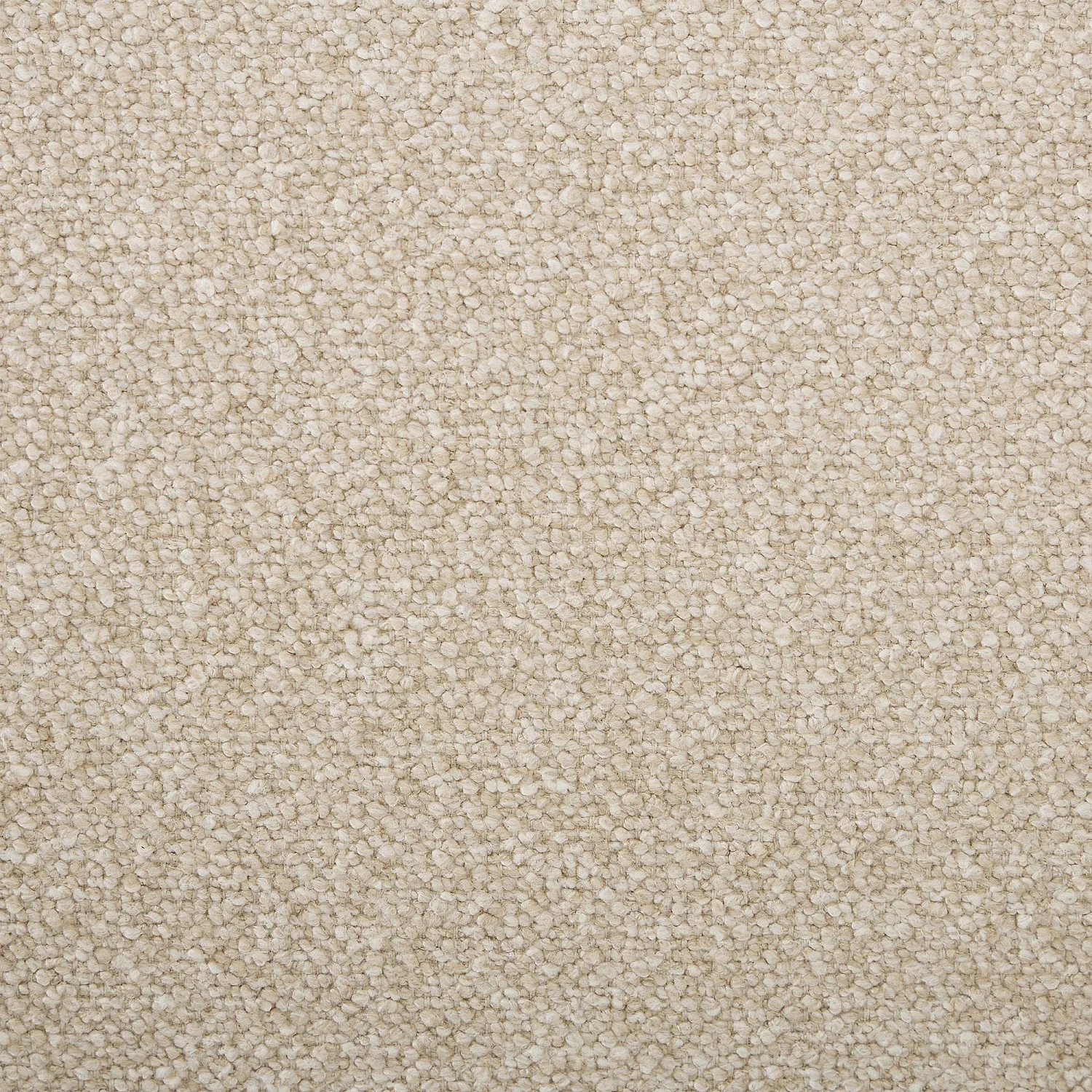 Grand canapé d'angle gauche en tissu texturé - Beige vanille - Design by Federica Francini - 4