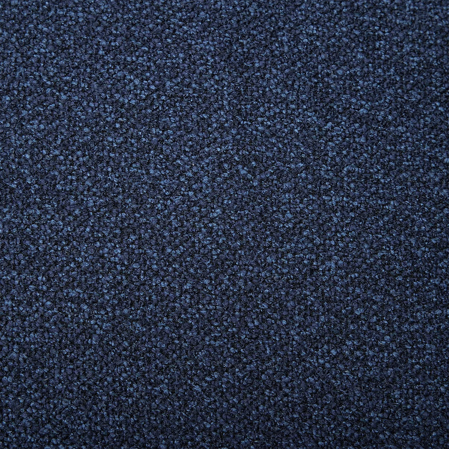 Grand canapé d'angle gauche en tissu texturé - Bleu marine - Design by Federica Francini - 4