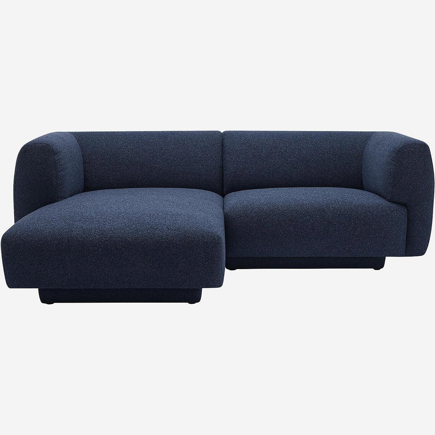 Times square - Canapé d'angle convertible 6 places bleu nuit | Maisons du Monde | The Nona