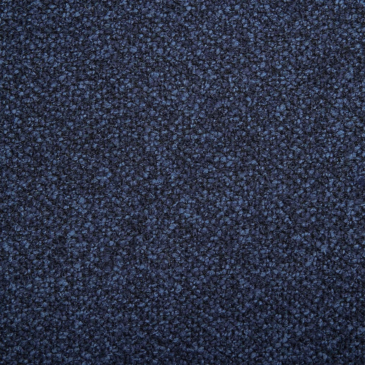 Hoekbank recht met 3 zitplaatsen in gestructureerde stof - Marineblauw - Design by Federica Francini - 4