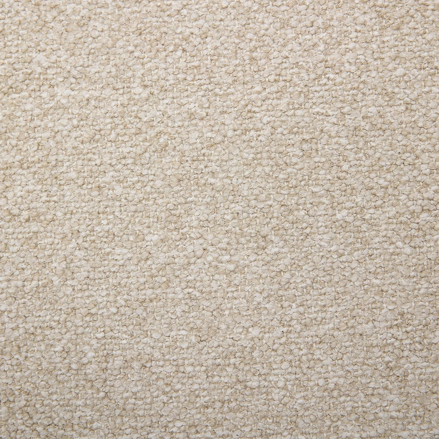 Hoekbank recht met 3 zitplaatsen in gestructureerde stof - Vanille Beige - Design by Federica Francini - 4