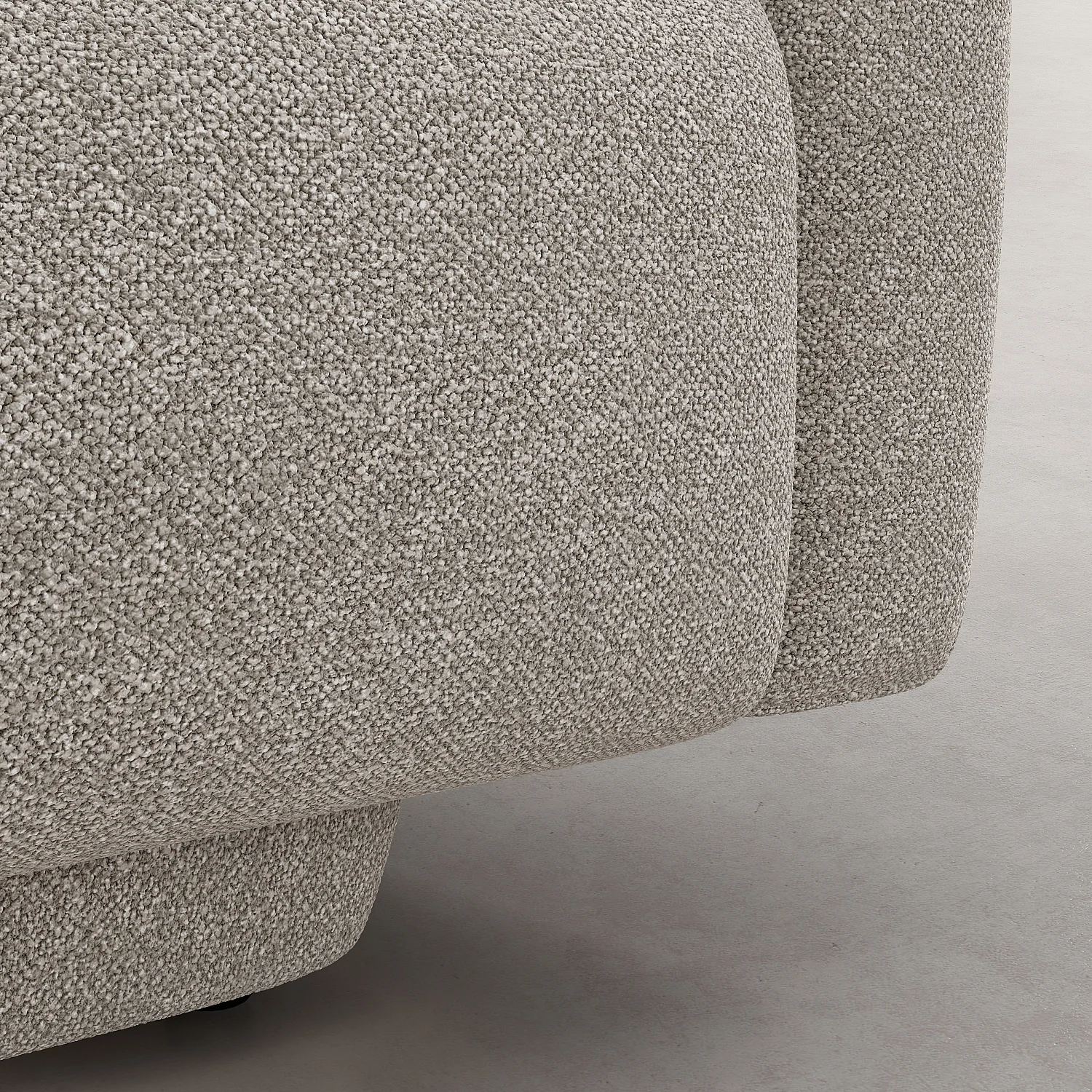 Canapé 3 places en tissu texturé - Grège - Design by Federica Francini - 7