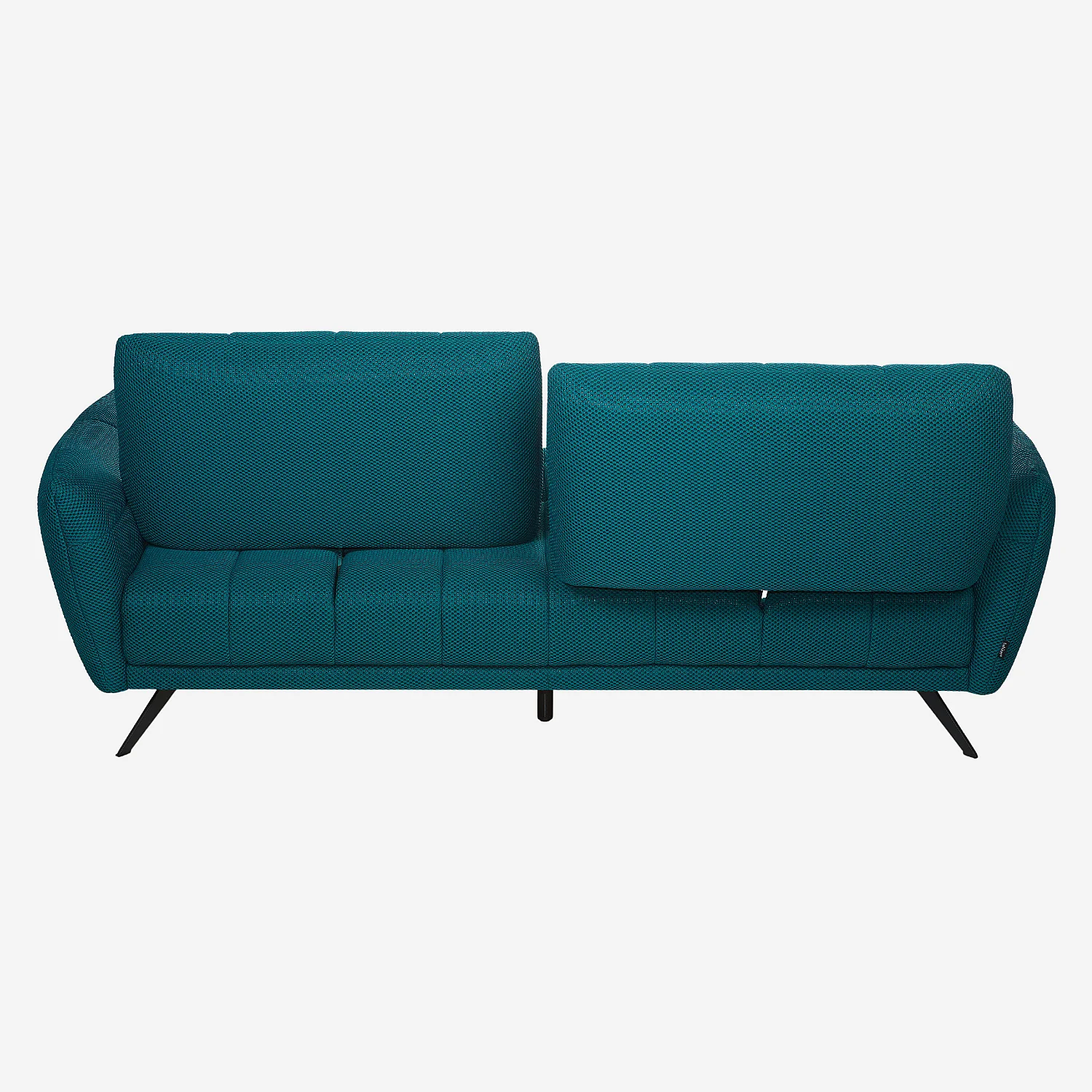 Sofa 3-Sitzer - mit verstellbarer Rückenlehne - 3D-Gewebe - Blaugrün - 7