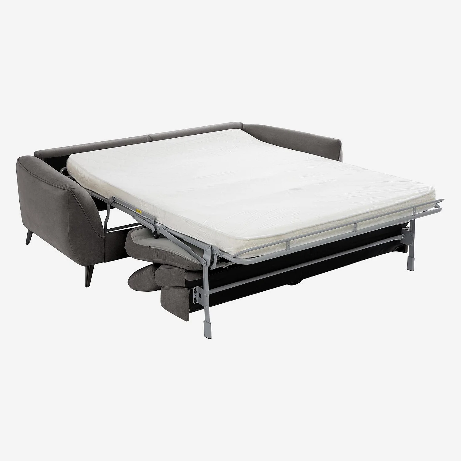 Canapé convertible 3 places en tissu - Gris anthracite - Design by Roberto Bendini - 6