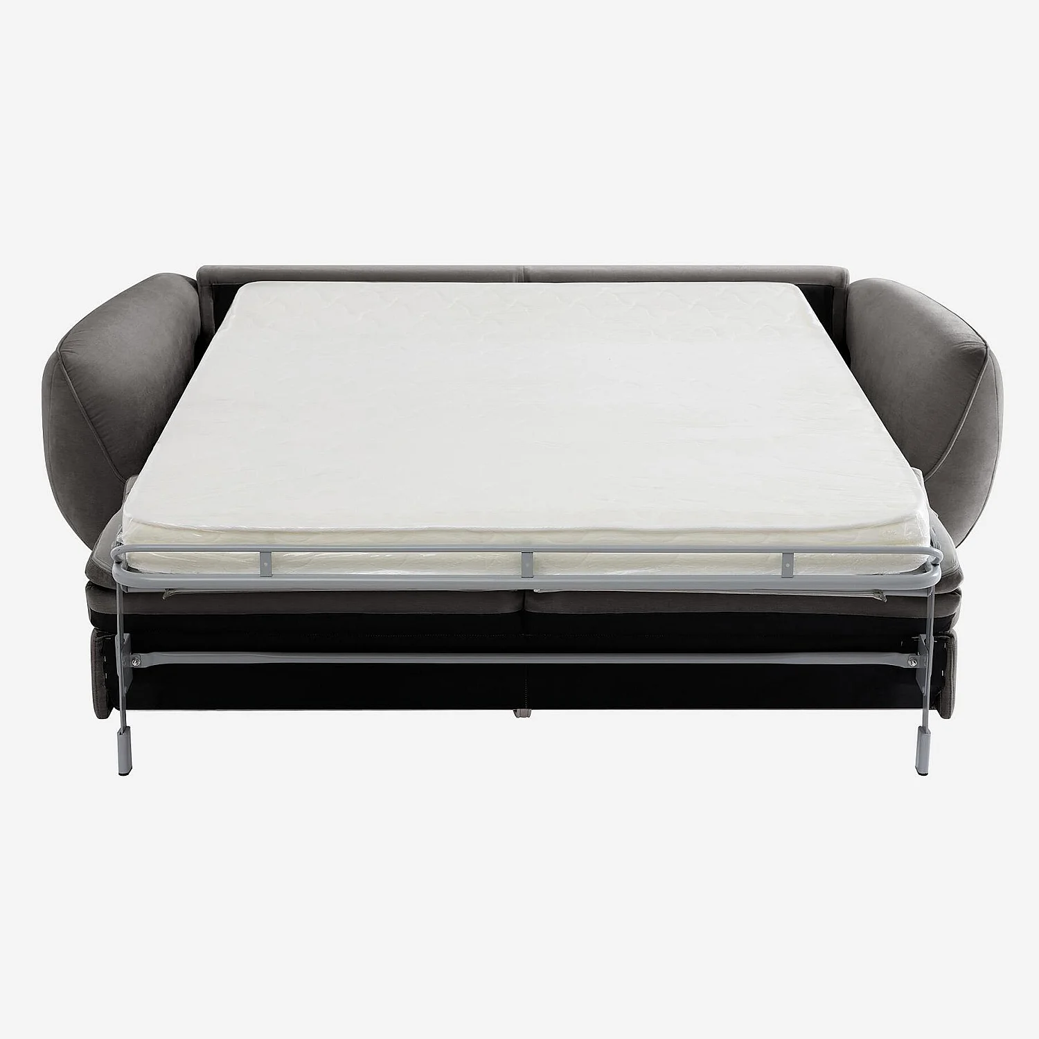 Canapé convertible 3 places en tissu - Gris anthracite - Design by Roberto Bendini - 7