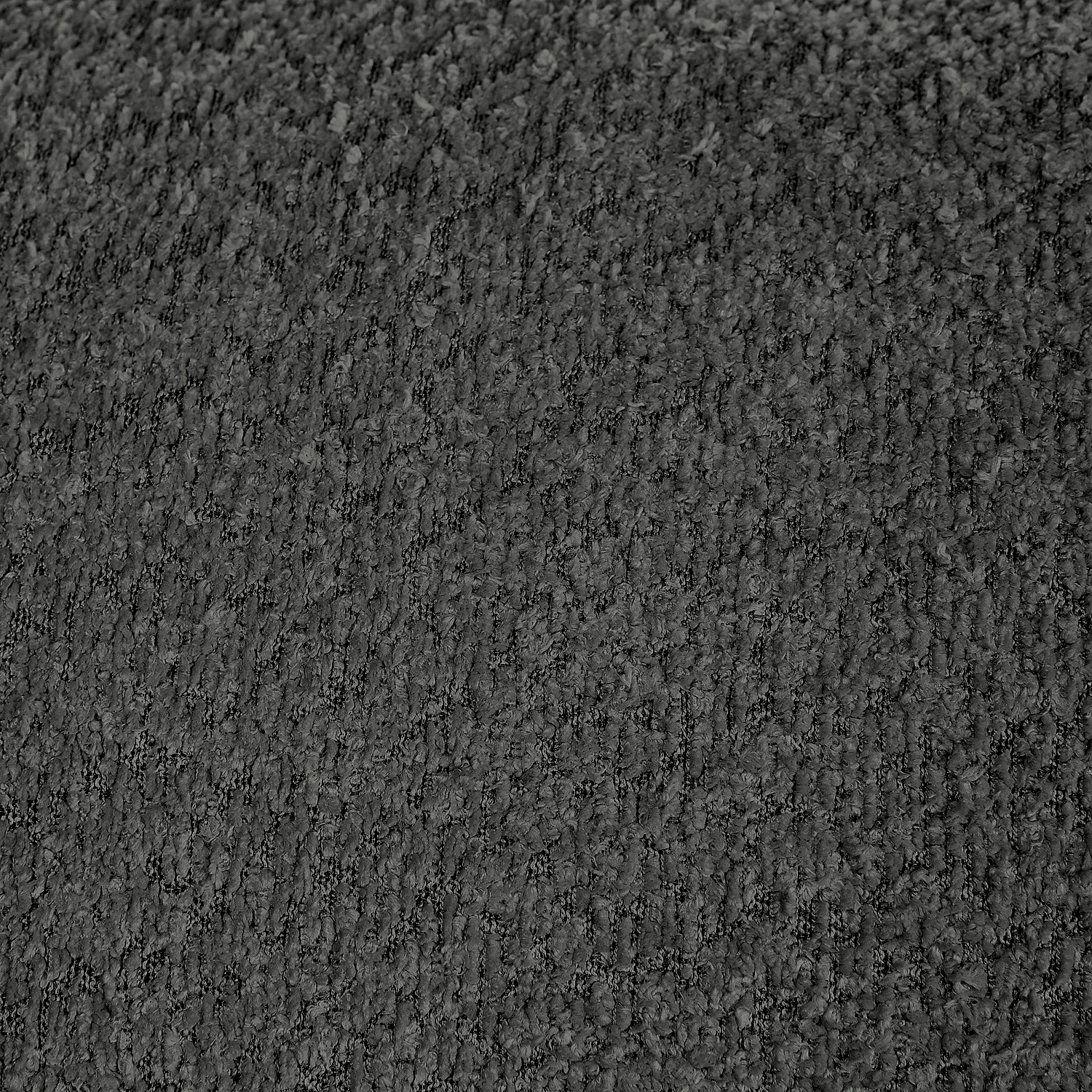 Canapé 3 places dossier relevable déhoussable en tissu bouclette courte - Gris anthracite - 11