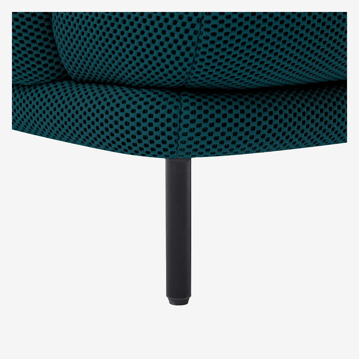 Sofá 3 plazas de tejido 3D - Azul petróleo - Design by Federica Francini - 6