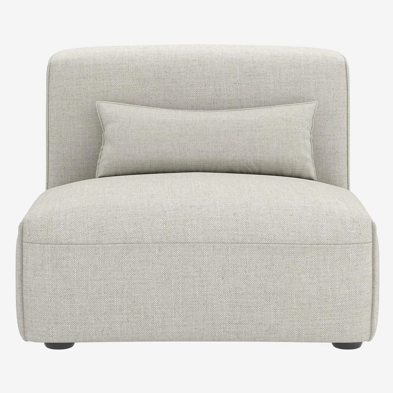 Chauffeuse en tissu - Beige mélangé - 2