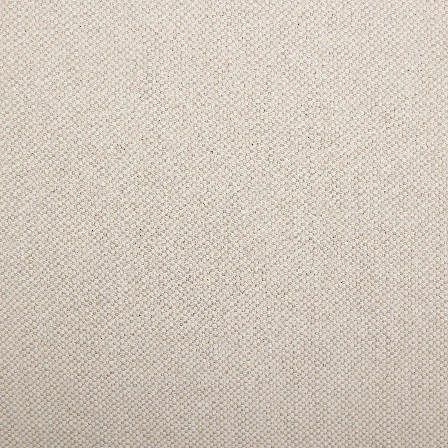 Ecksofa - Ecke links - mit abnehmbarem Bezug aus Baumwolle und Leinen - mit Federfüllung - Sandweiß - 5