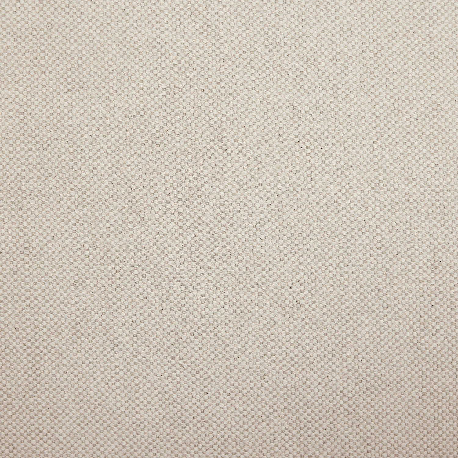 Canapé 3 places déhoussable en coton et lin garni de plumes - Sable blanc - 4