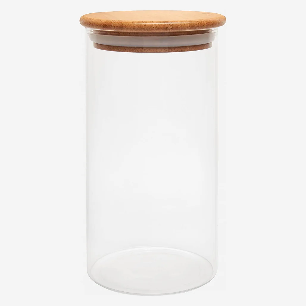 Scatola di vetro e bambù 20 cm (Lote de 12) - 2