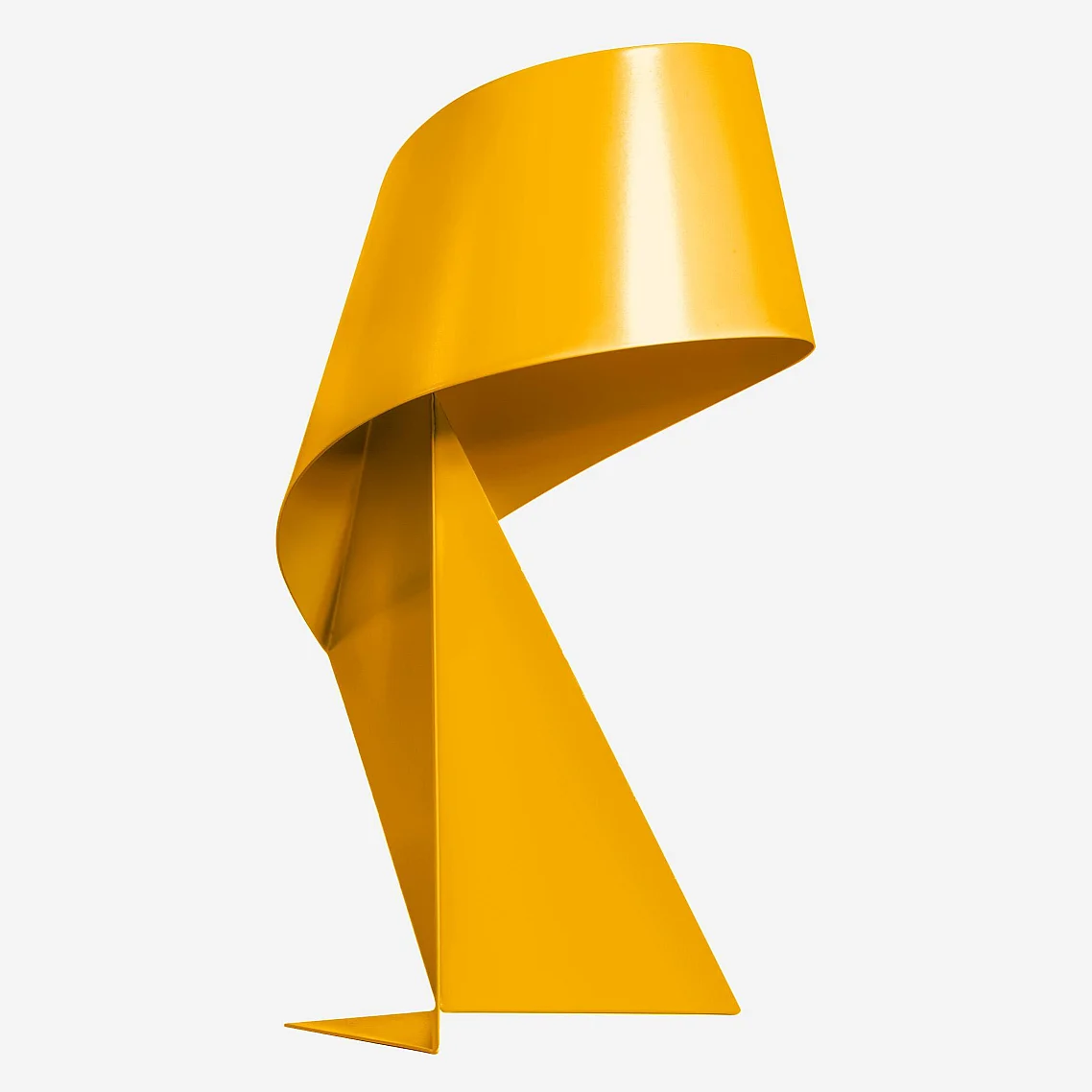 Limited Edition - Tafellamp van metaal - Zonnegeel - 35 cm - Design by Claire Norcross - 6