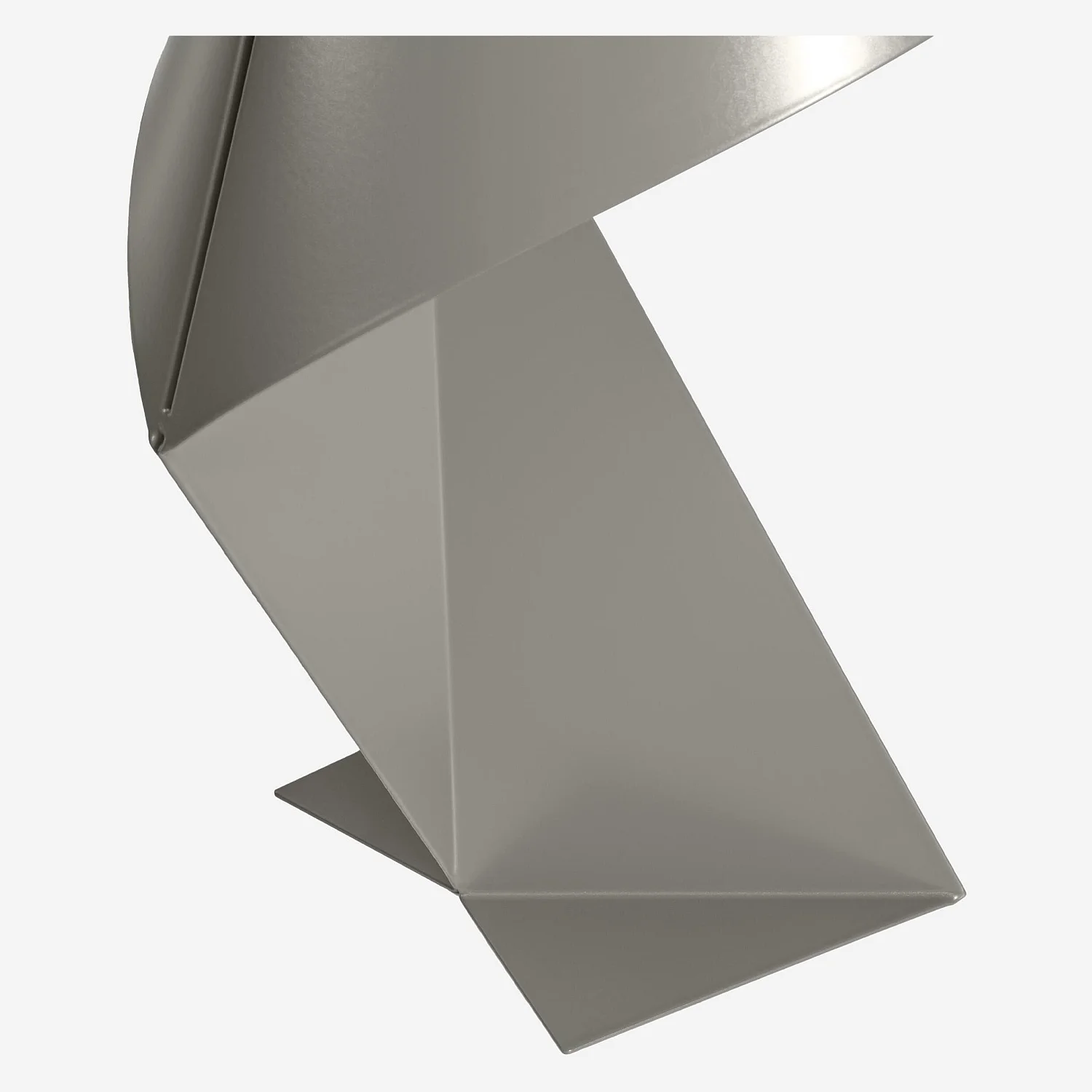 Édition limitée - Lampe de table en métal - 35 cm - Gris Minéral - Design by Claire Norcross - 7