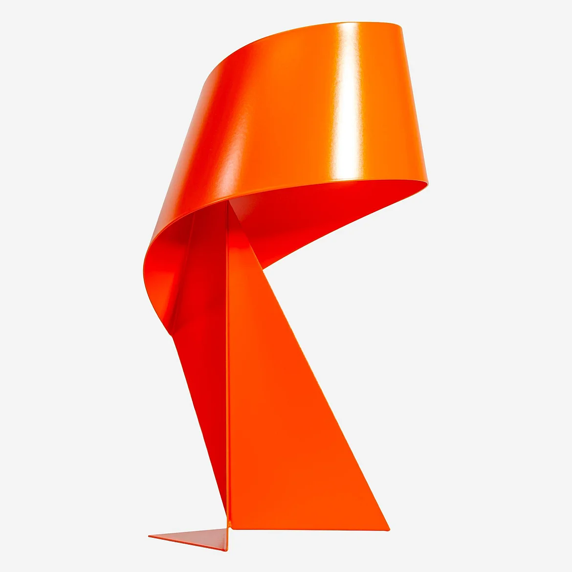 Limited Edition - Tafellamp van metaal - Oranje Tangerine - 35 cm - Design by Claire Norcross - 6