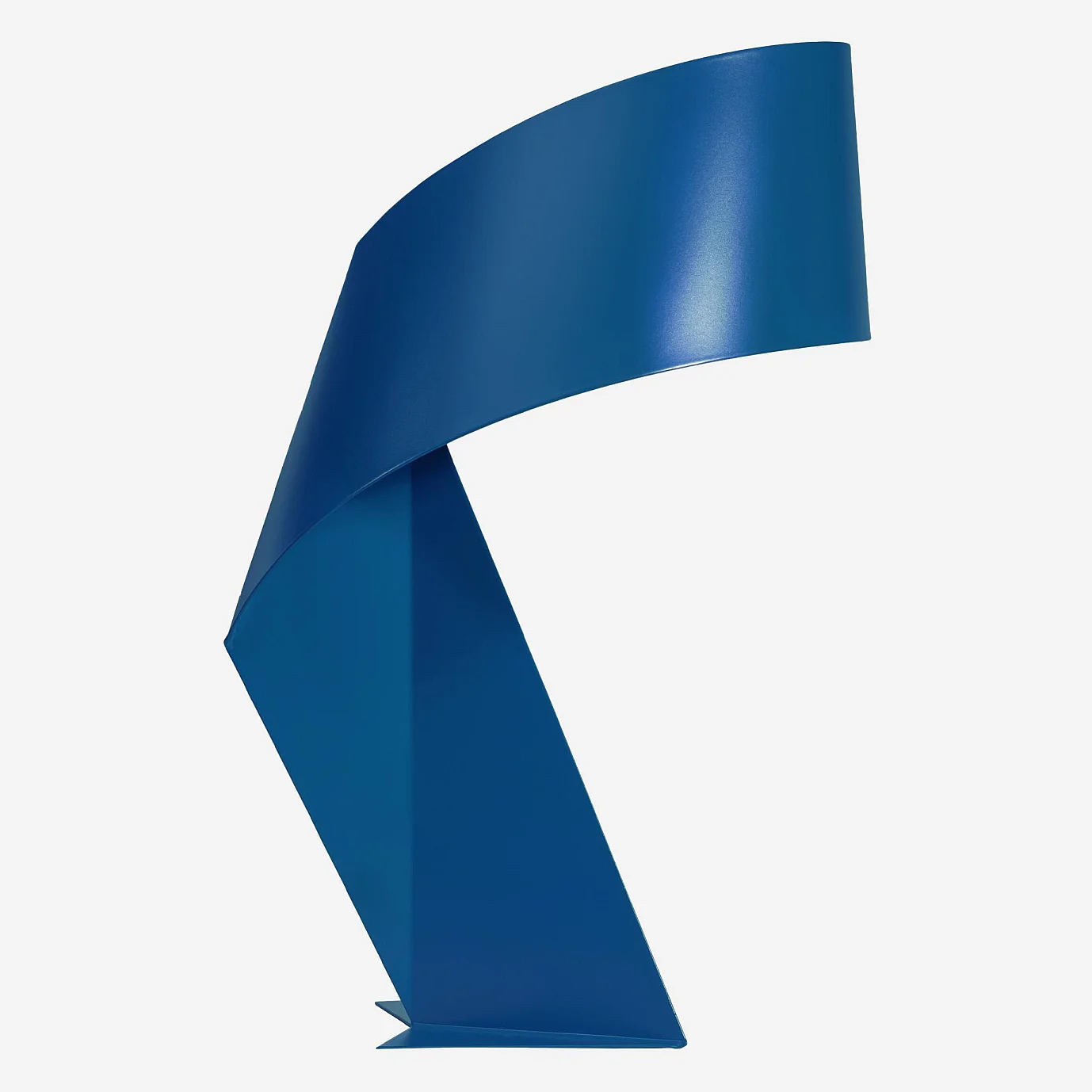 Limited Edition - Tafellamp van metaal - Stille Oceaan Blauw - 35 cm - Design by Claire Norcross - 10