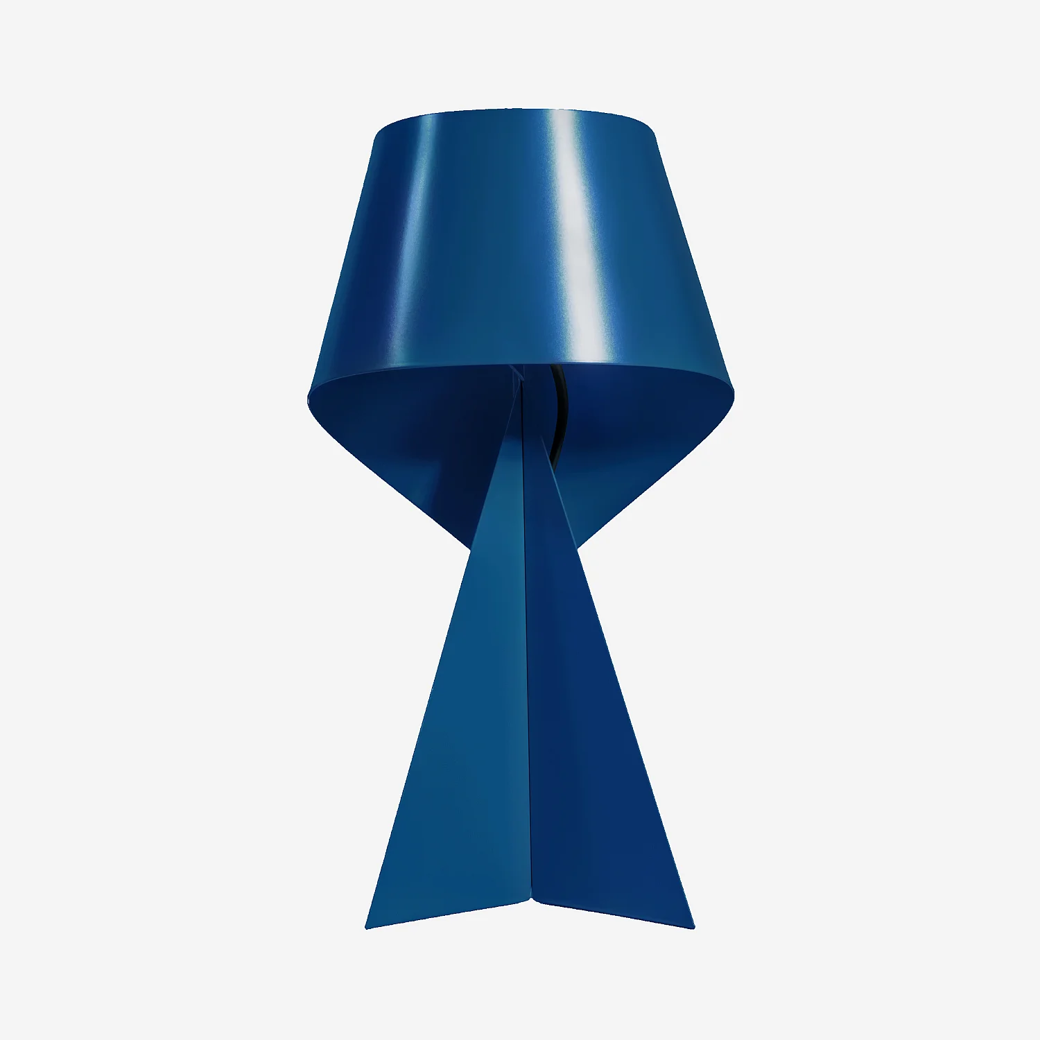 Edición limitada - Lámpara de mesa de metal - Azul pacífico - 35 cm - Design by Claire Norcross - 2