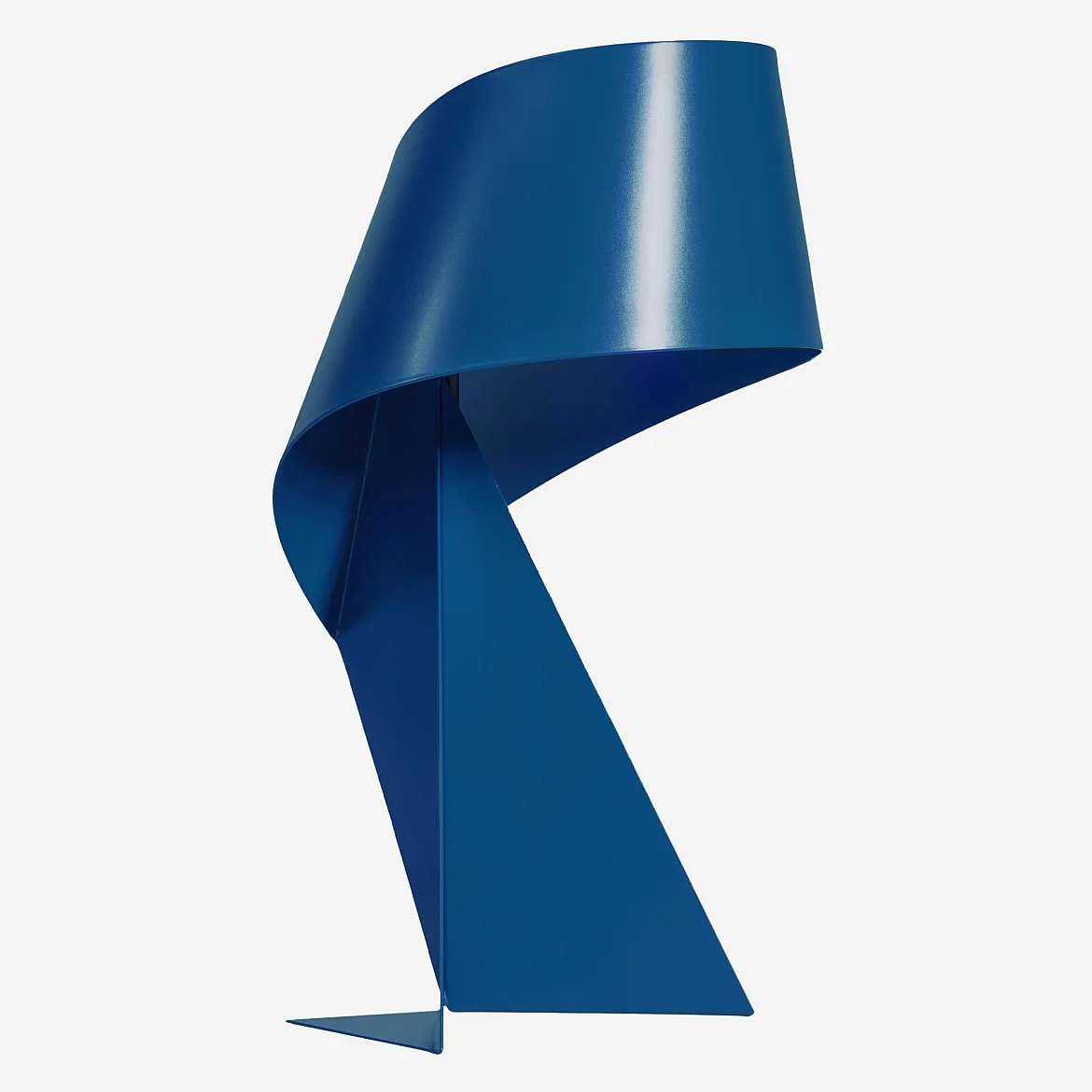 Édition limitée - Lampe de table en métal - 35 cm - Bleu Pacifique - Design by Claire Norcross - 6