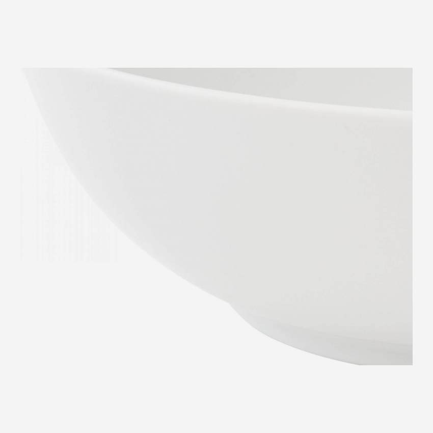 Saladier en porcelaine - 30 cm - Blanc