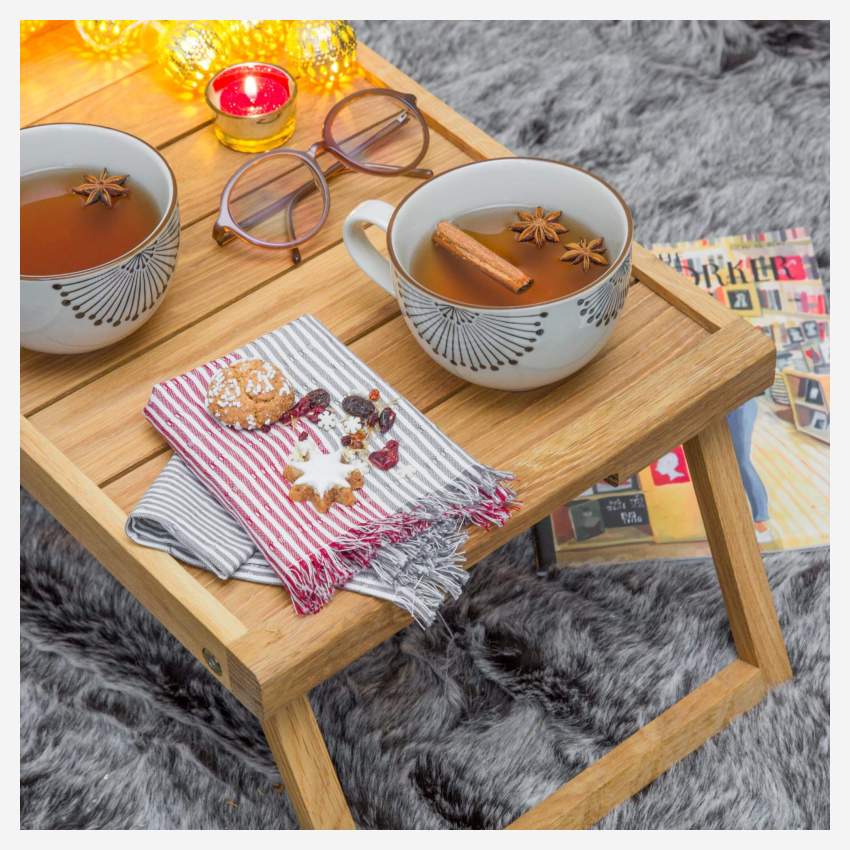 Wooden bed tray - 45 cm