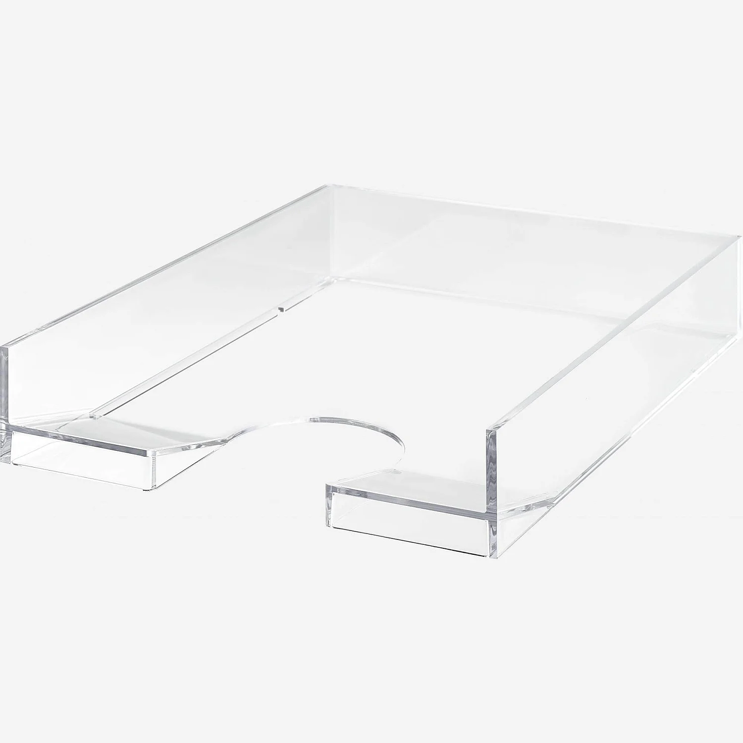 Plateau à courrier transparent (Lot de 5) - 1