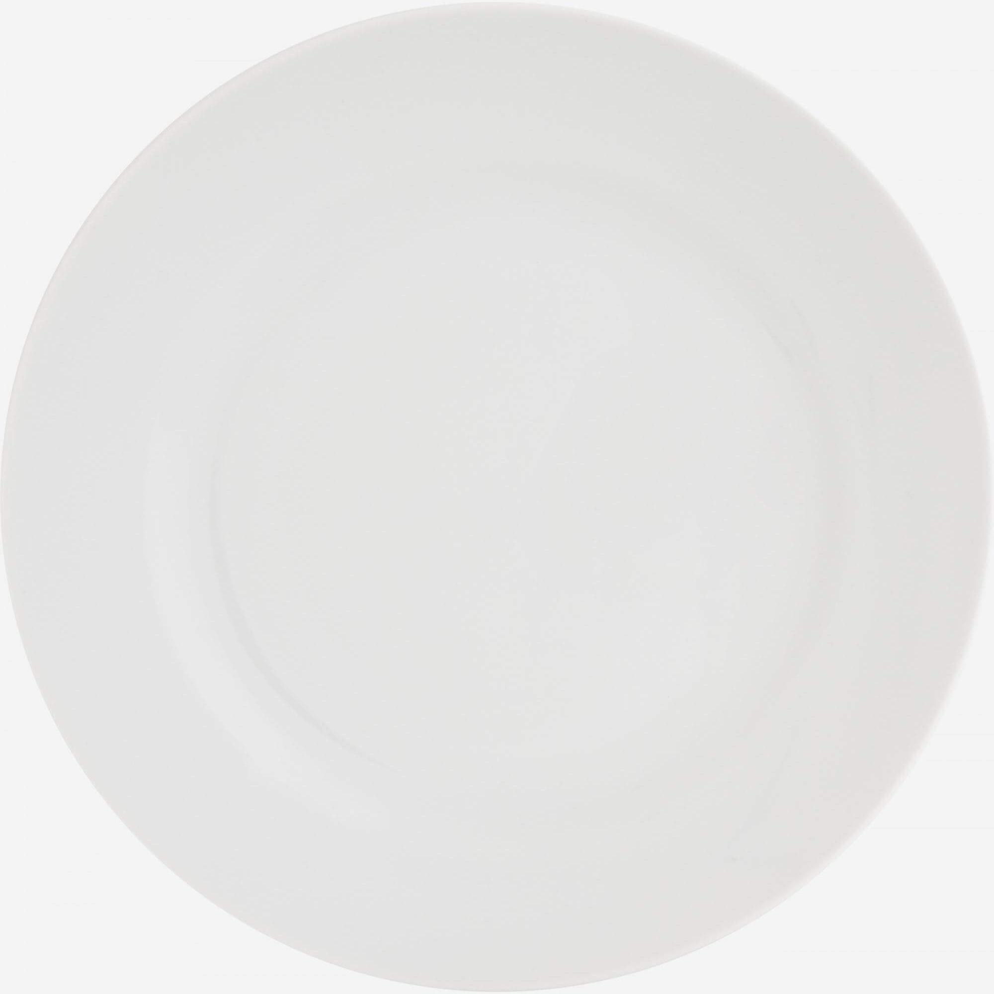 Assiette creuse en porcelaine - 28 cm - Blanc - Design by Queensberry & Hunt (Lot de 4)