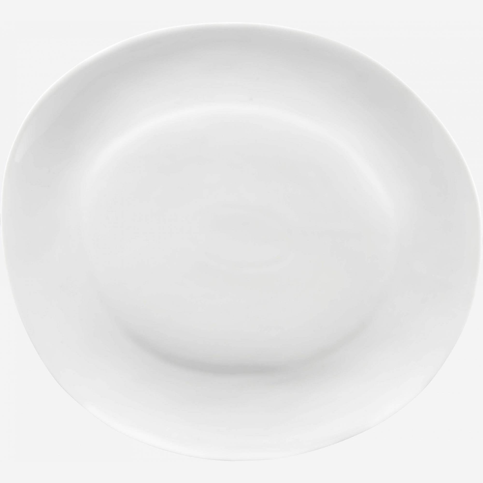 Assiette plate en porcelaine de Limoges (Lot de 6)