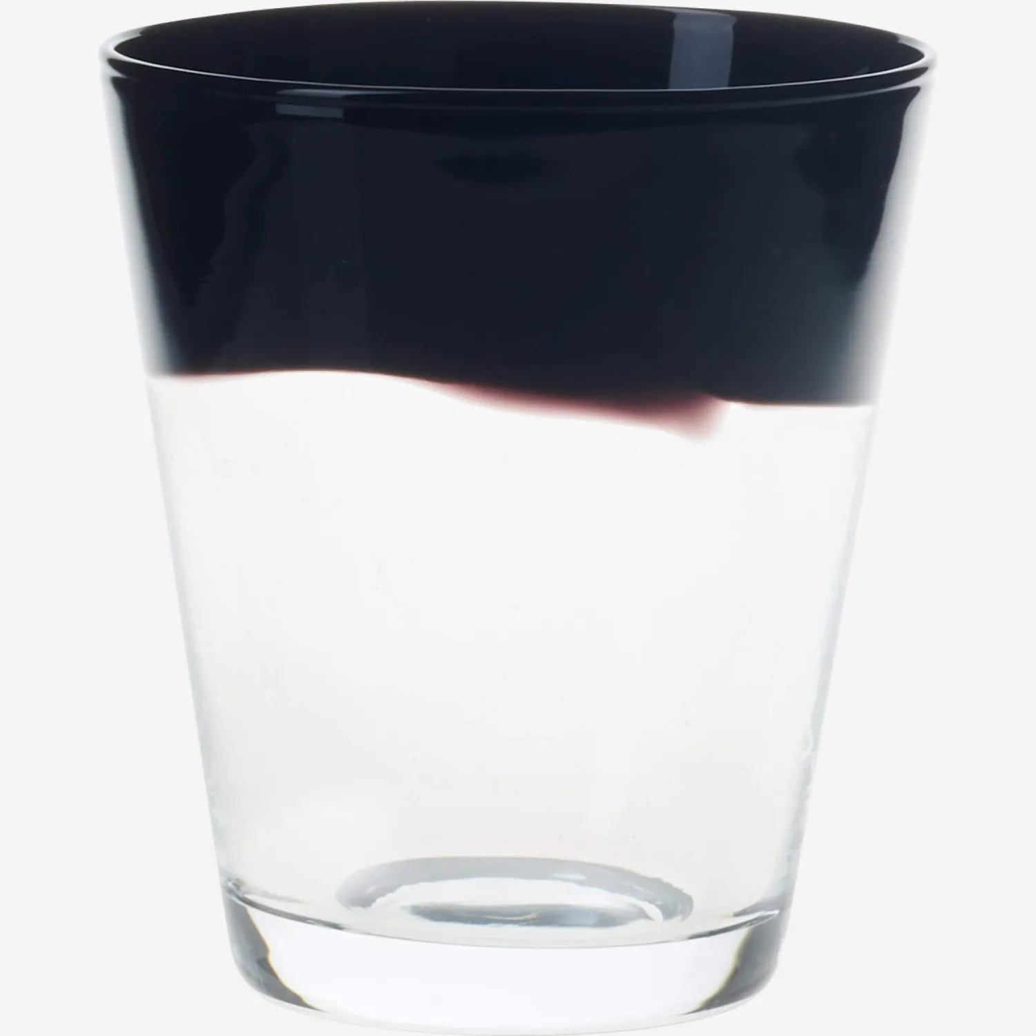 Gobelet en verre soufflé - 360 ml - Noir (Lot de 4)