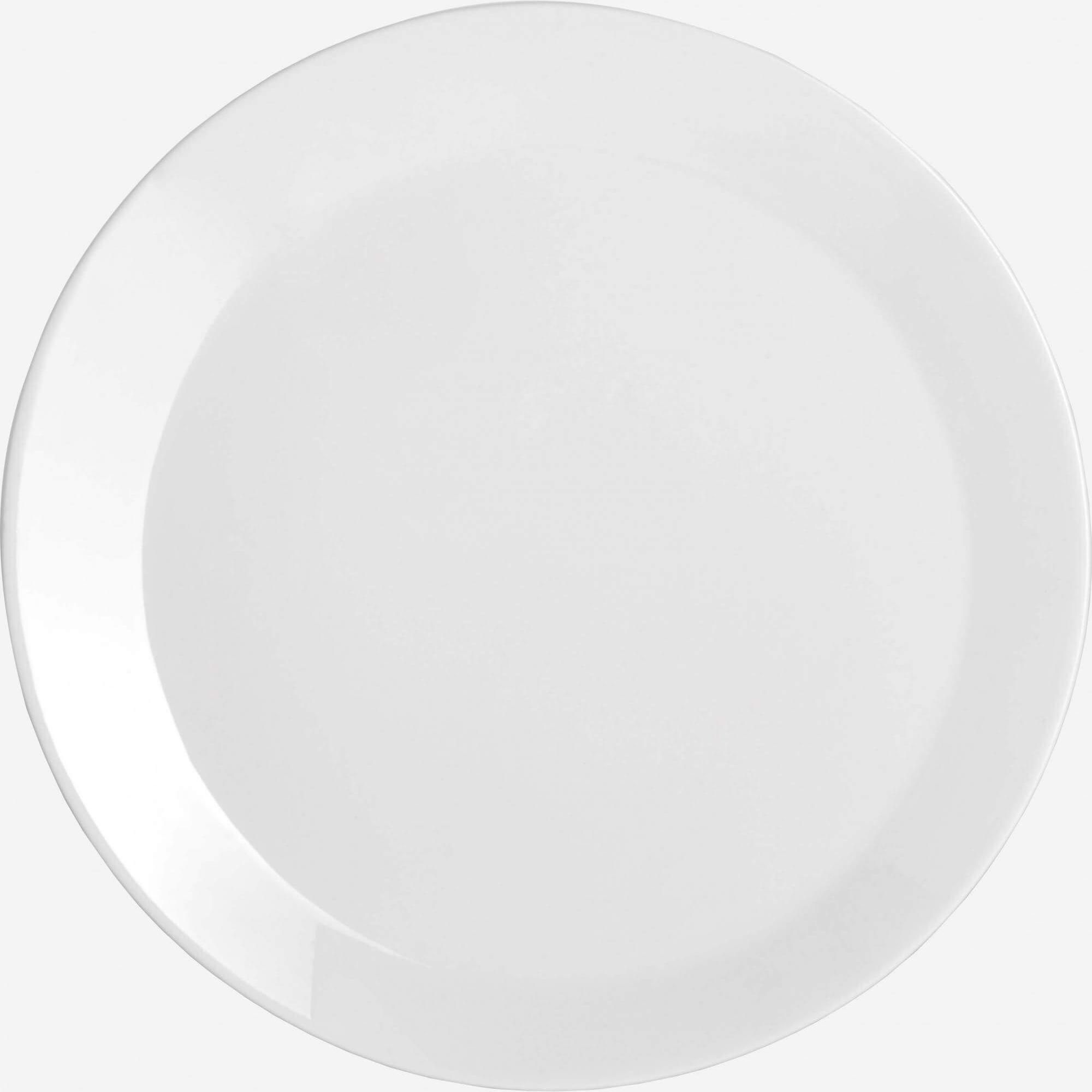 Plato para postre 19cm de porcelana blanco (Lote de 6)