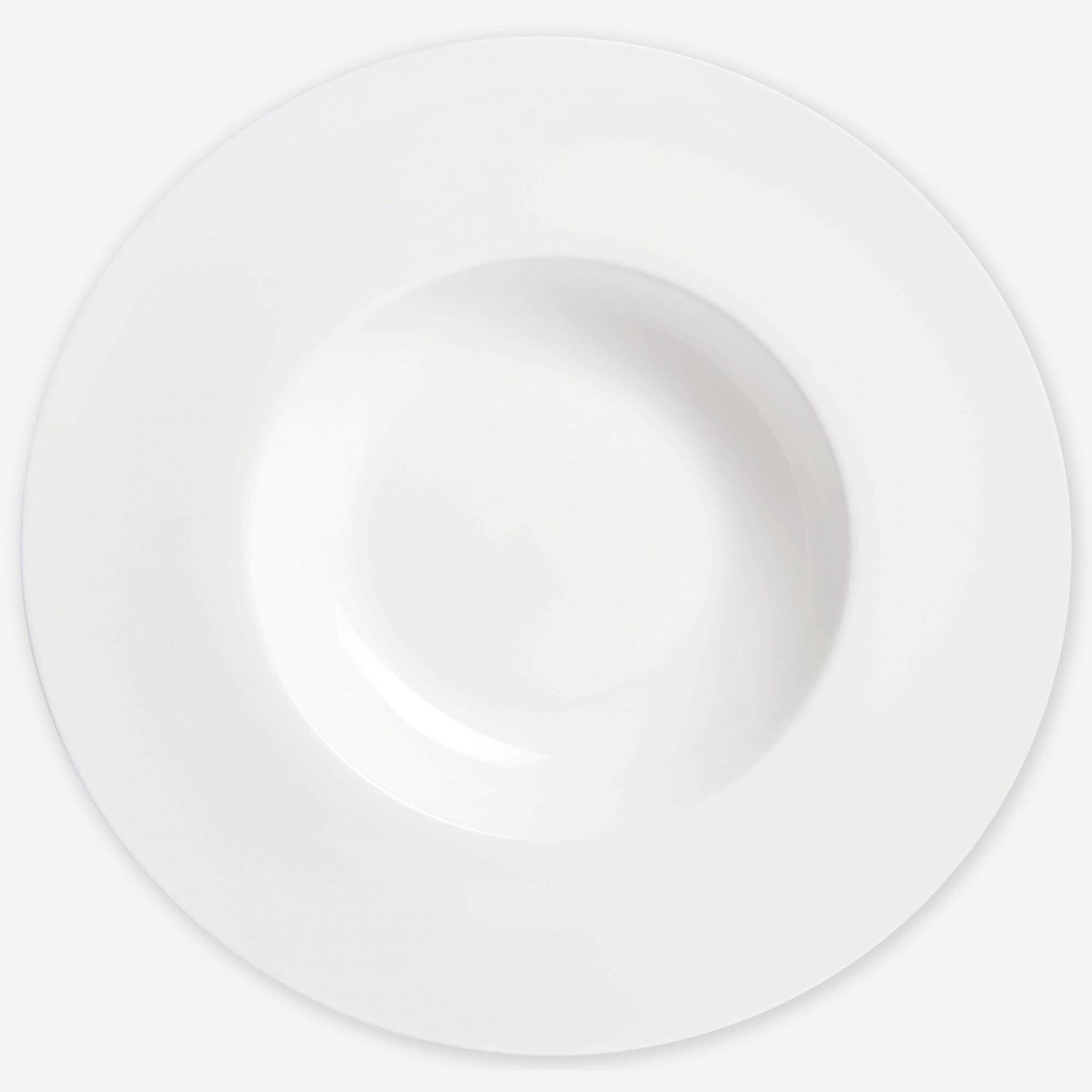 Prato de risoto de porcelana - 30 cm - Branco ()