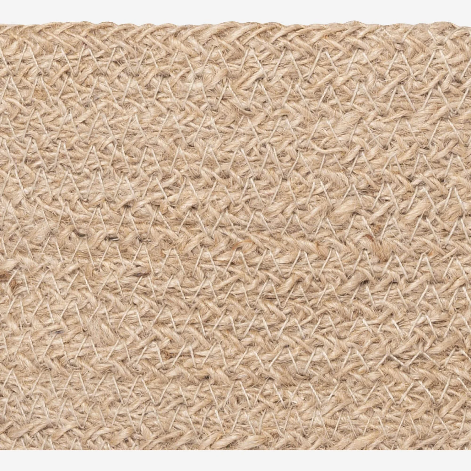 Geflochtener Brotkorb aus Jute - Naturfarben - 25 x 13 cm (5-er-Set) - 2