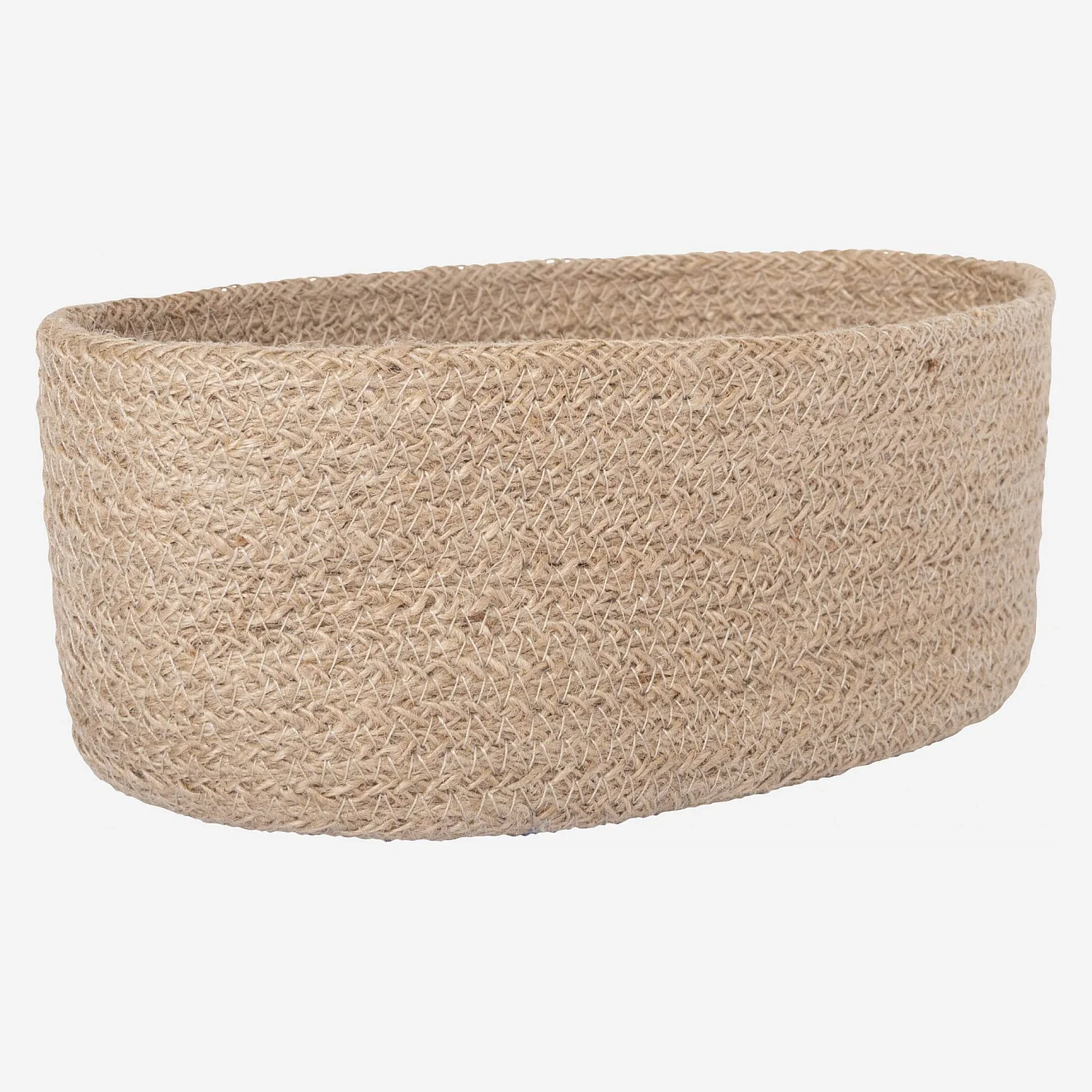 Geflochtener Brotkorb aus Jute - Naturfarben - 25 x 13 cm (5-er-Set) - 3