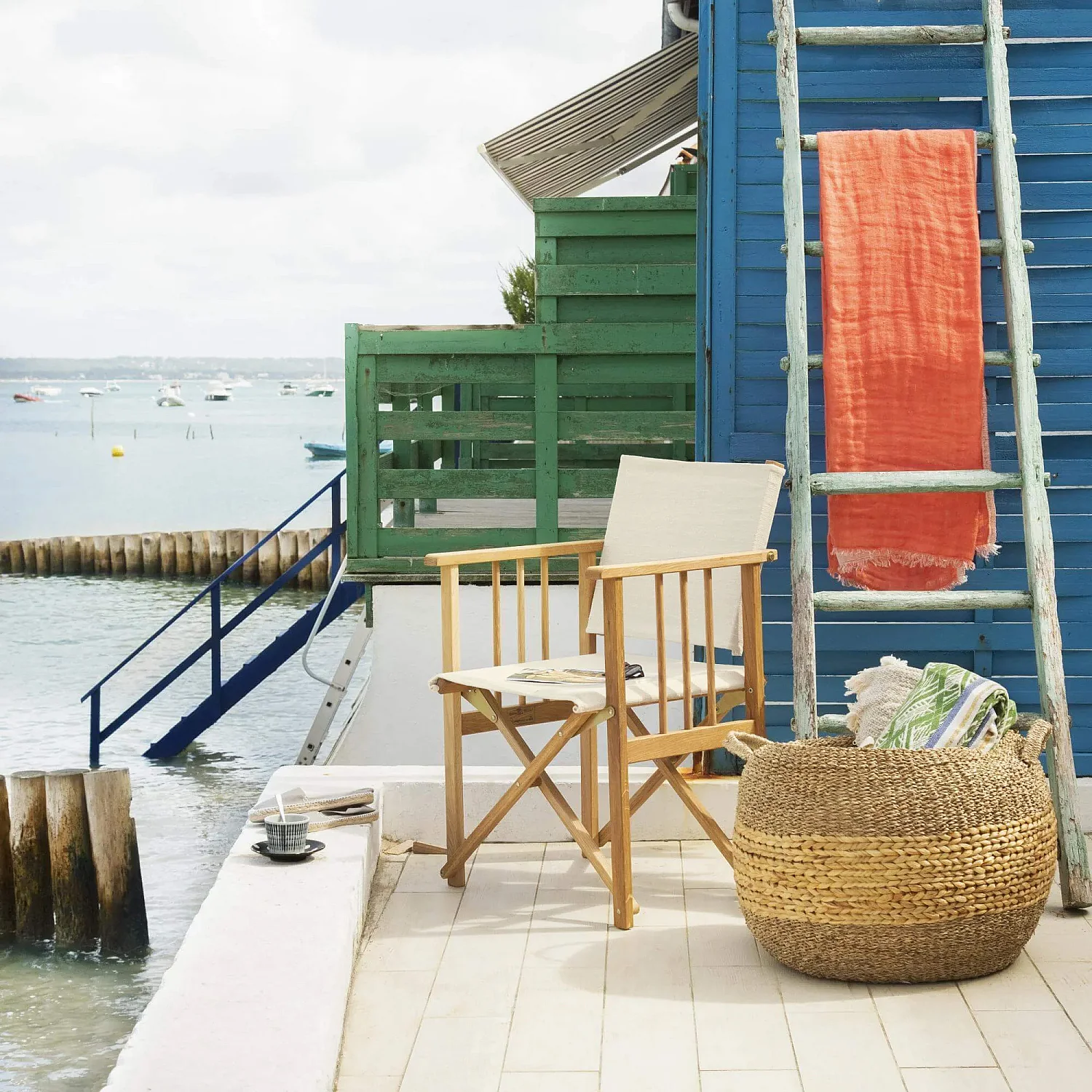 Klappstuhl-Gestell aus Eiche (2-er-Set) - 1