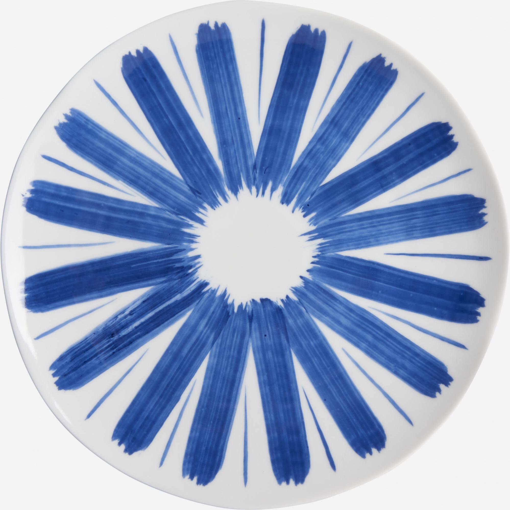 JERSEY/ SIDE PLATE BLUE PAINTING  ()