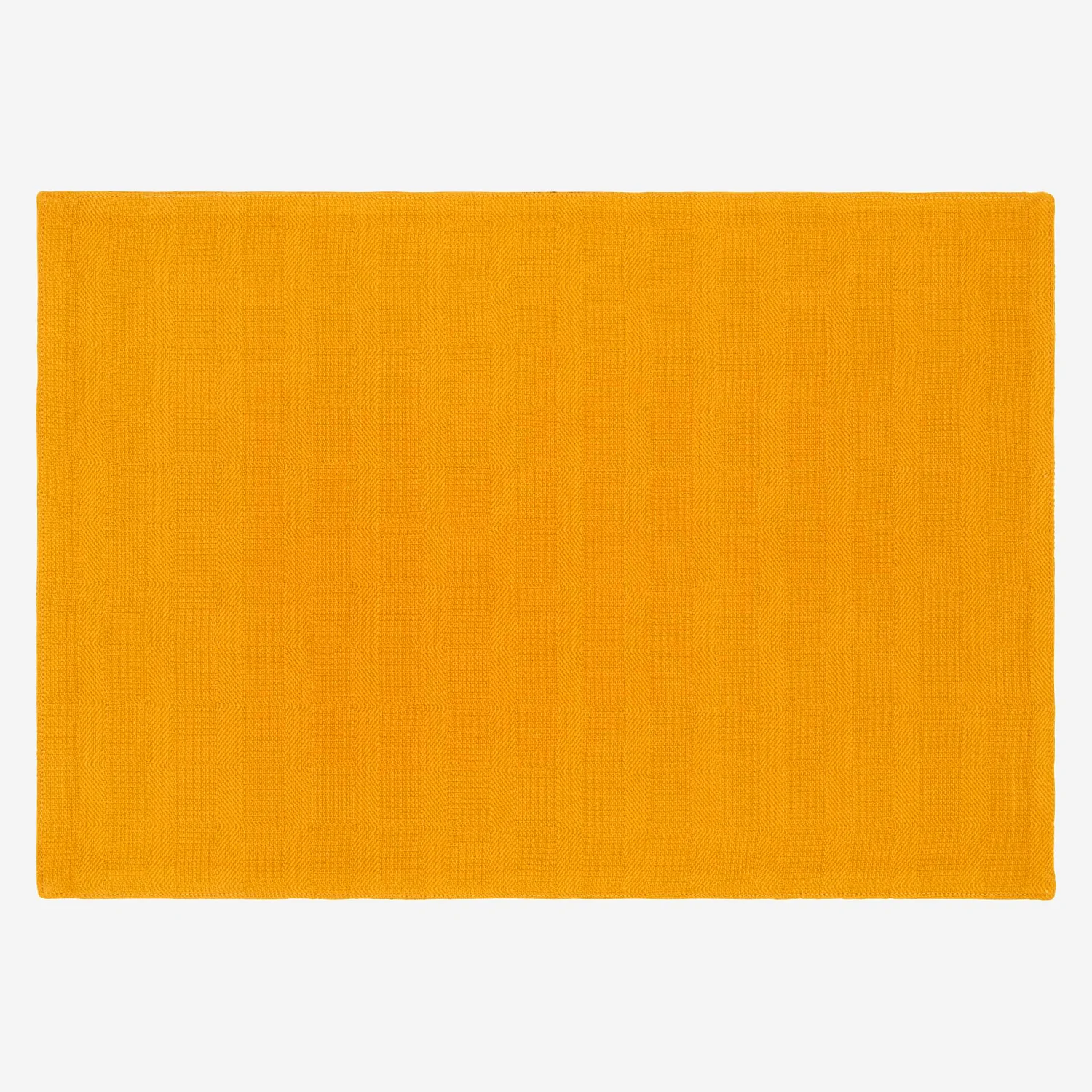 Set de table 50x35cm en coton jaune moutarde (Lot de 6) - 1