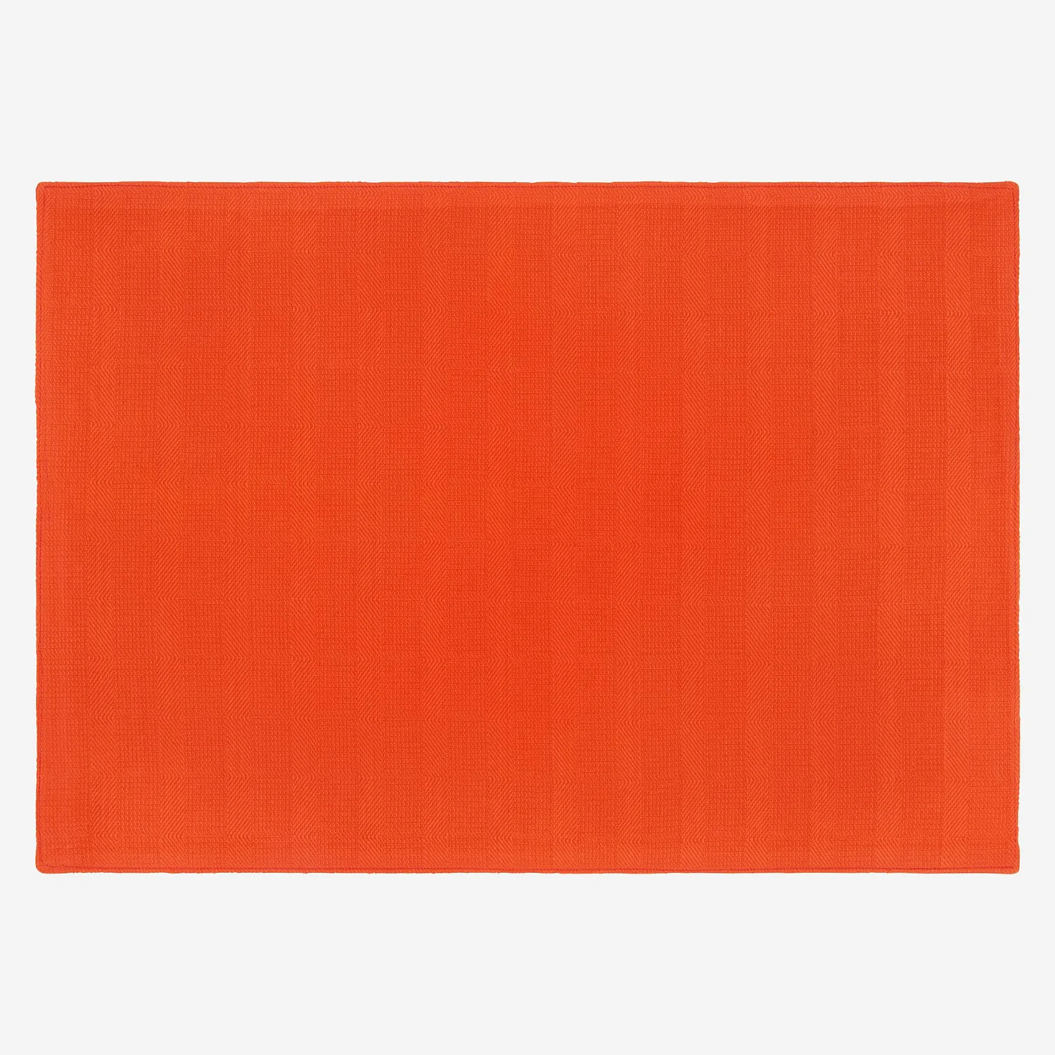 Set de table 50x35cm en coton rouge (Lot de 6) - 1