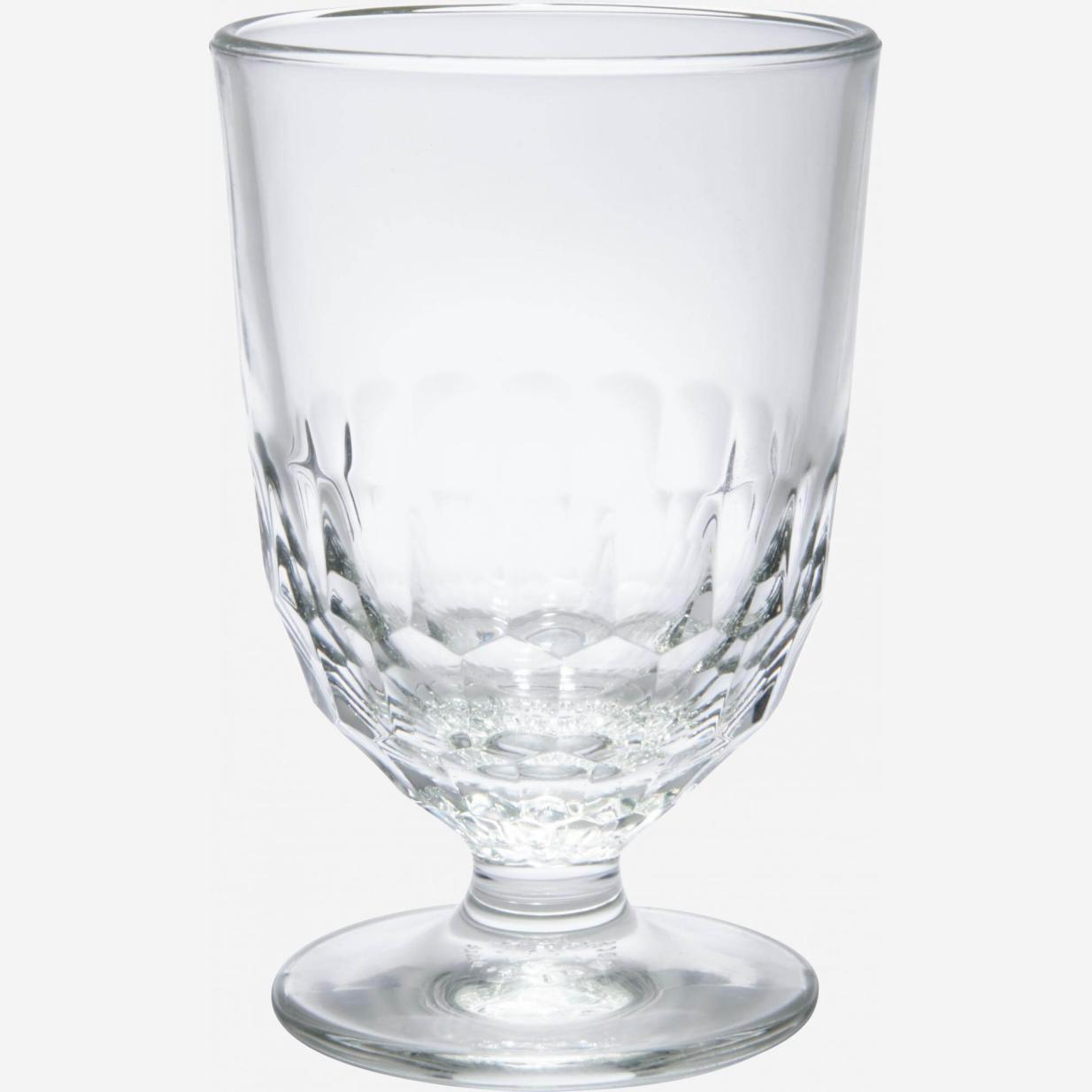 Stielglas, 13 cm, aus gehärtetem Glas (6-er-Set)