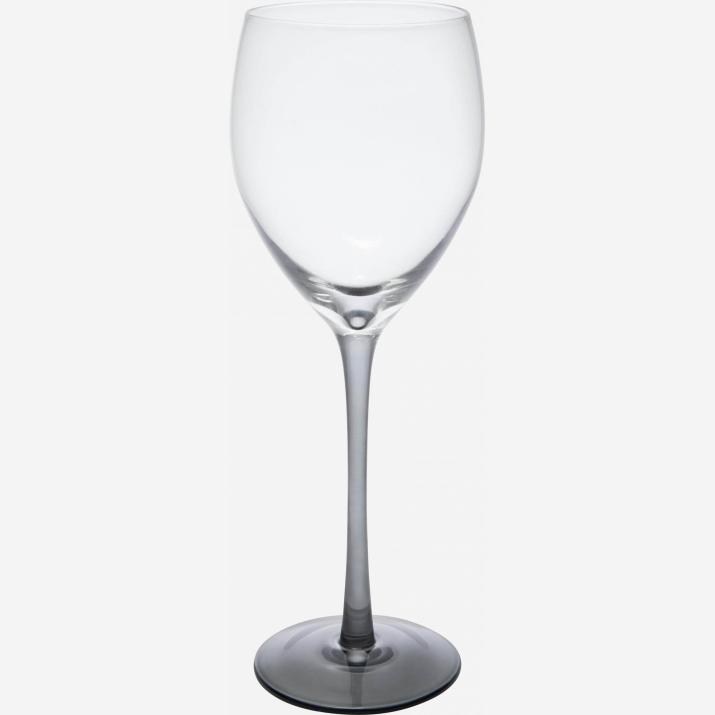 White wine glass made of smoked glass (Set of 6)