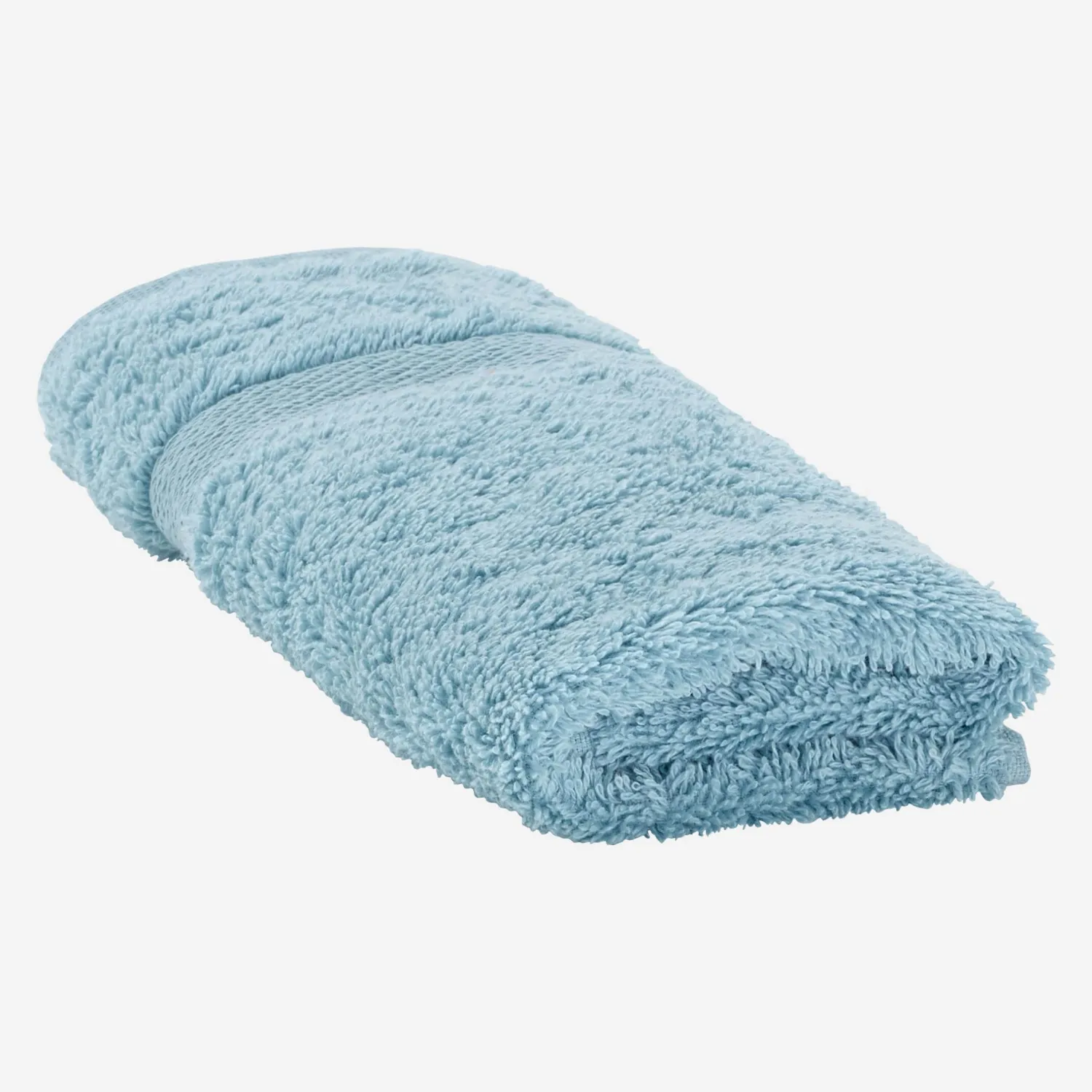 Toalla de baño de algodón - 30 x 50 cm - Azul (Lote de 6) - 1
